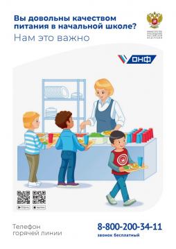 Вы довольны качеством питания в начальной школе?